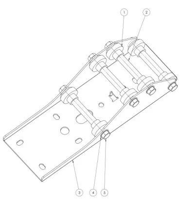 Socle 4 rouleaux